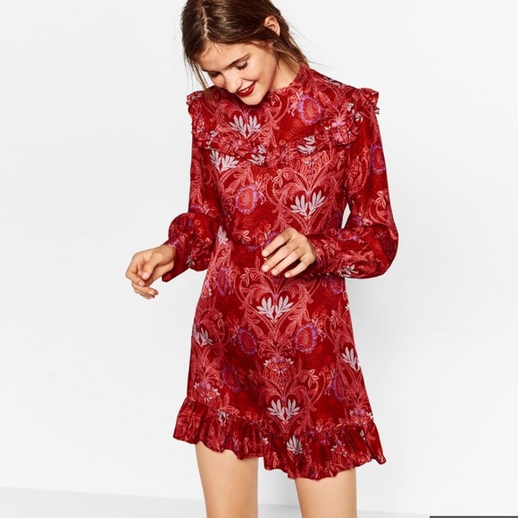 Zara Dresses & Skirts - Zara Jacquard mini dress